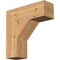 Ekena Millwork Traditional Block Smooth Bracket, Western Red Cedar, 5 1/2"W x 18"D x 18"H BKT06X18X18TRA05SWR - alternate 1
